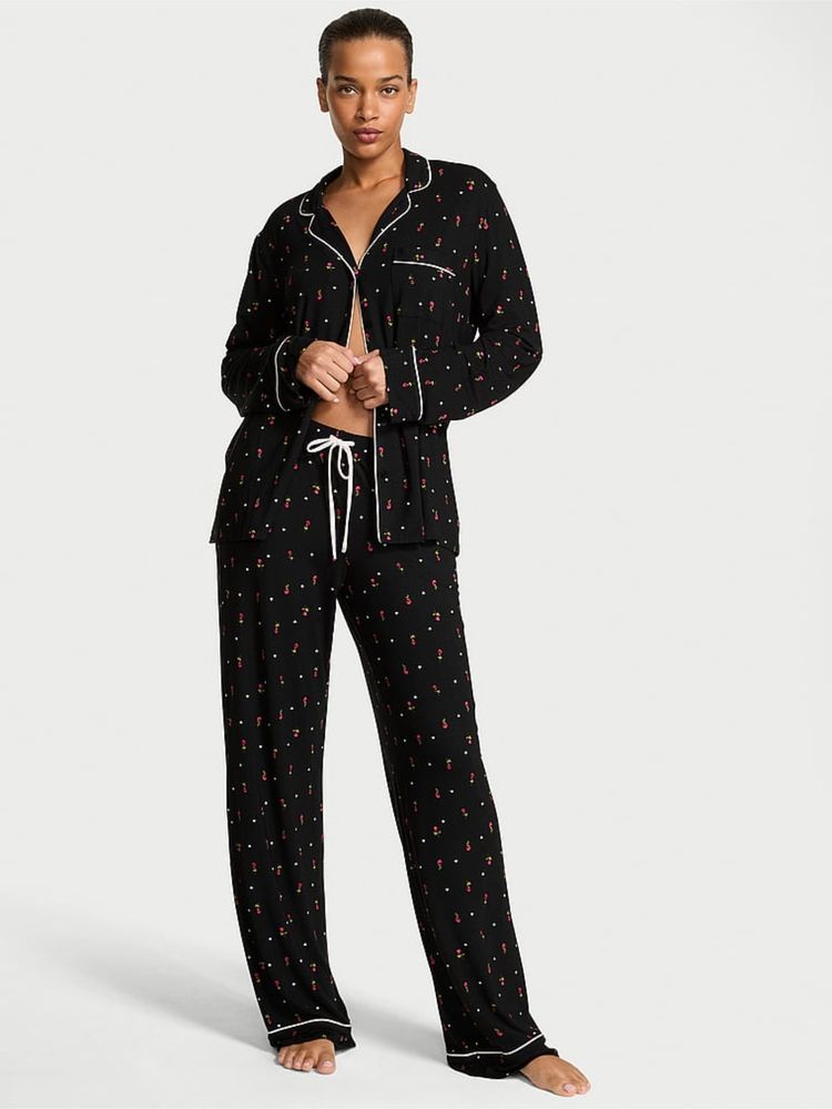 Victoria's Secret Sosoft Modal Shirt with Pyjama-image-30
