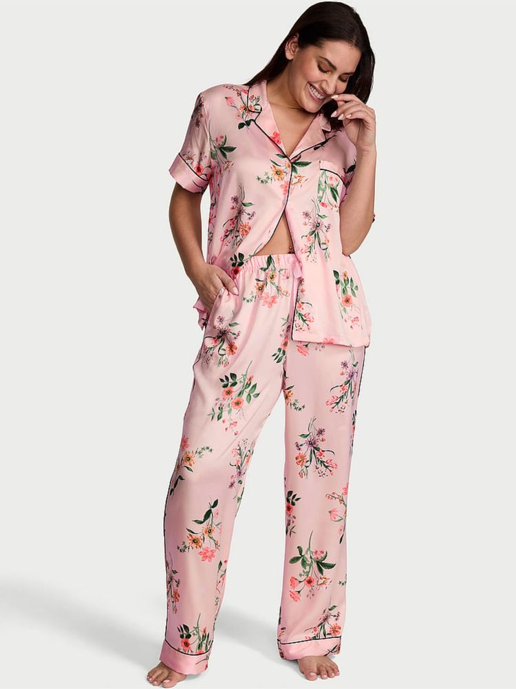 victoria's secret intimates Victoria's Secret Glazed Satin Shirt with Pyjama-picture-17