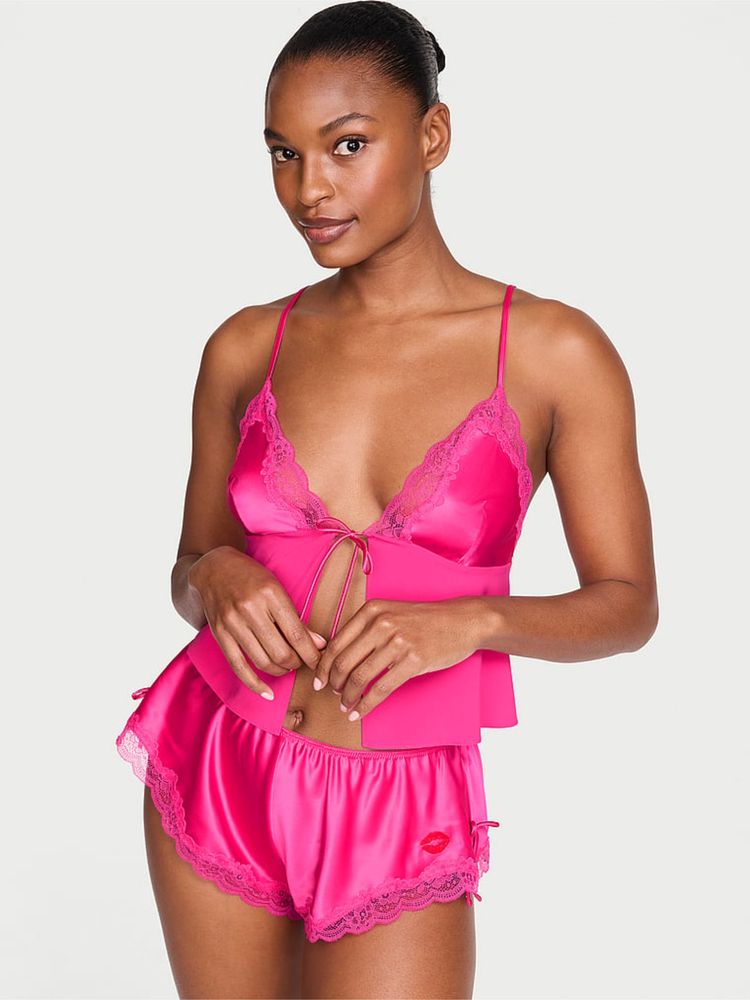 Victoria's Secret Tease Satin with Chiffon Flyaway Camisole-image-44