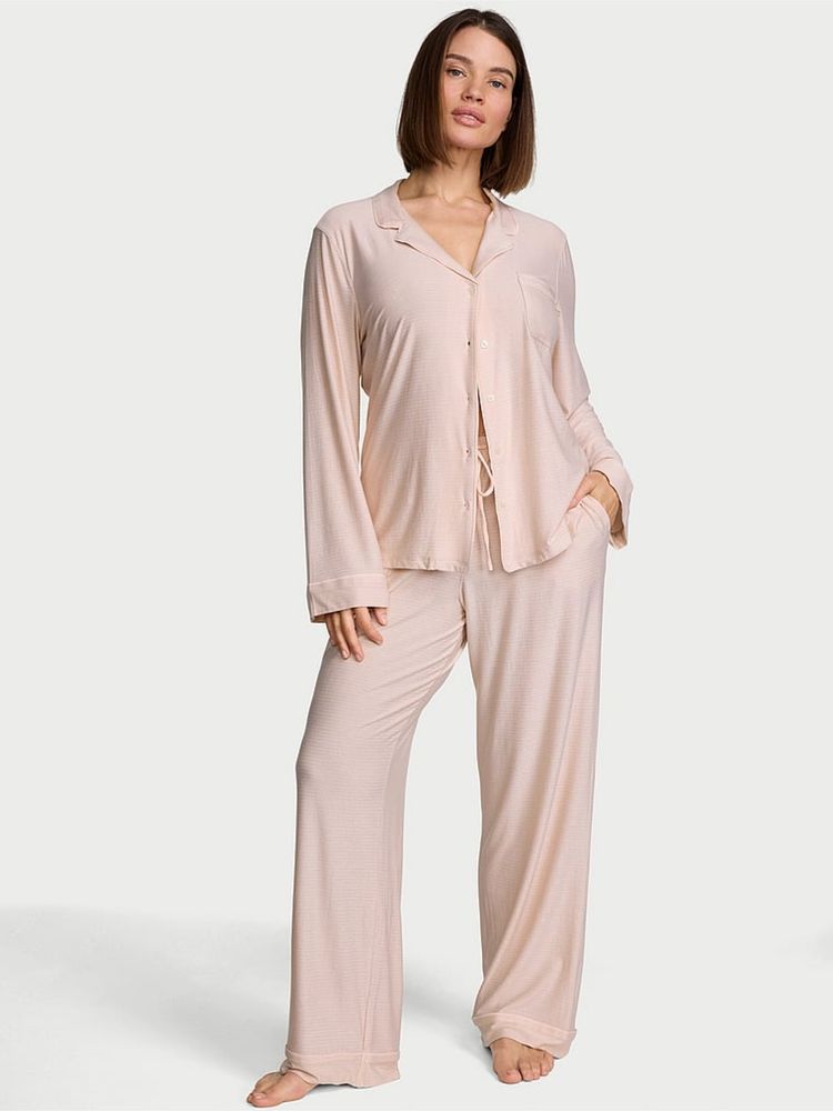 Victoria's Secret SoSoft Modal Long Shirt with Pyjama-image-28