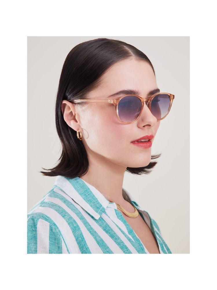 Accessorize London Preppy Purple Cat Eye Sunglasses-image-38