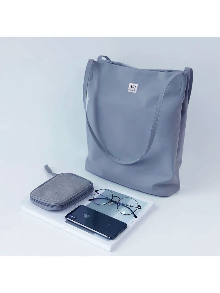 NFI Essentials Shopping Tote Bag With Snap Button- Stylish Handbag For Women