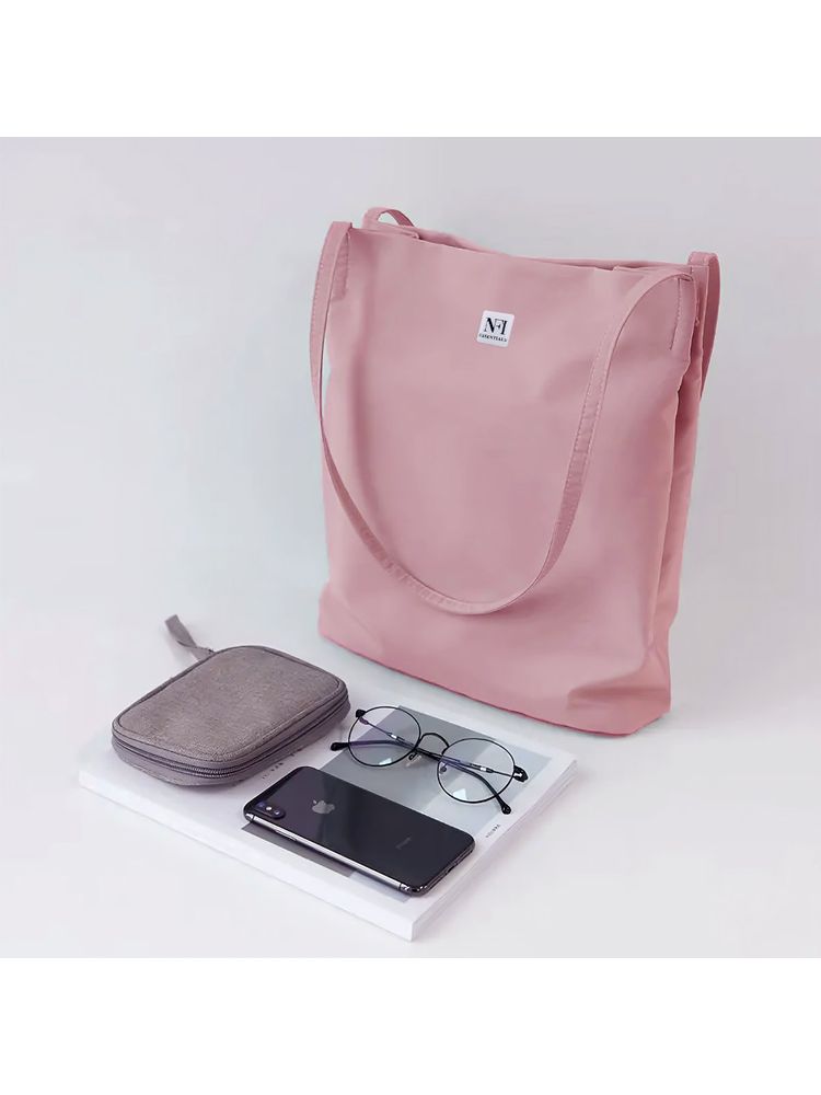 NFI Essentials Shopping Tote Bag With Snap Button- Stylish Handbag For Women