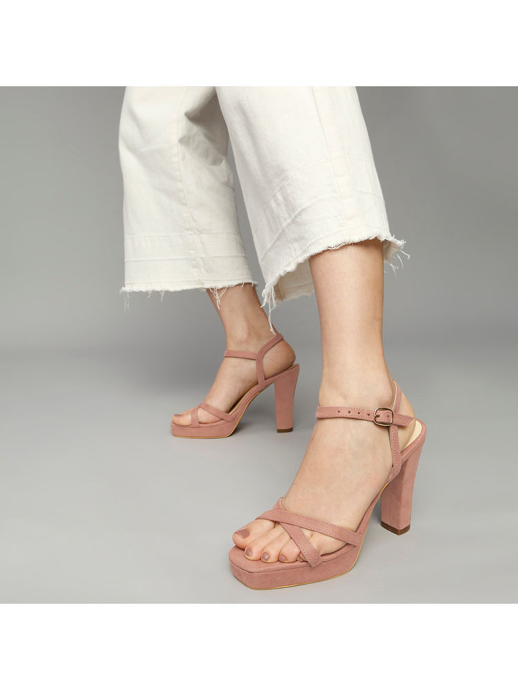 RSVP By Nykaa Fashion Pink Addicted To Drama Heels