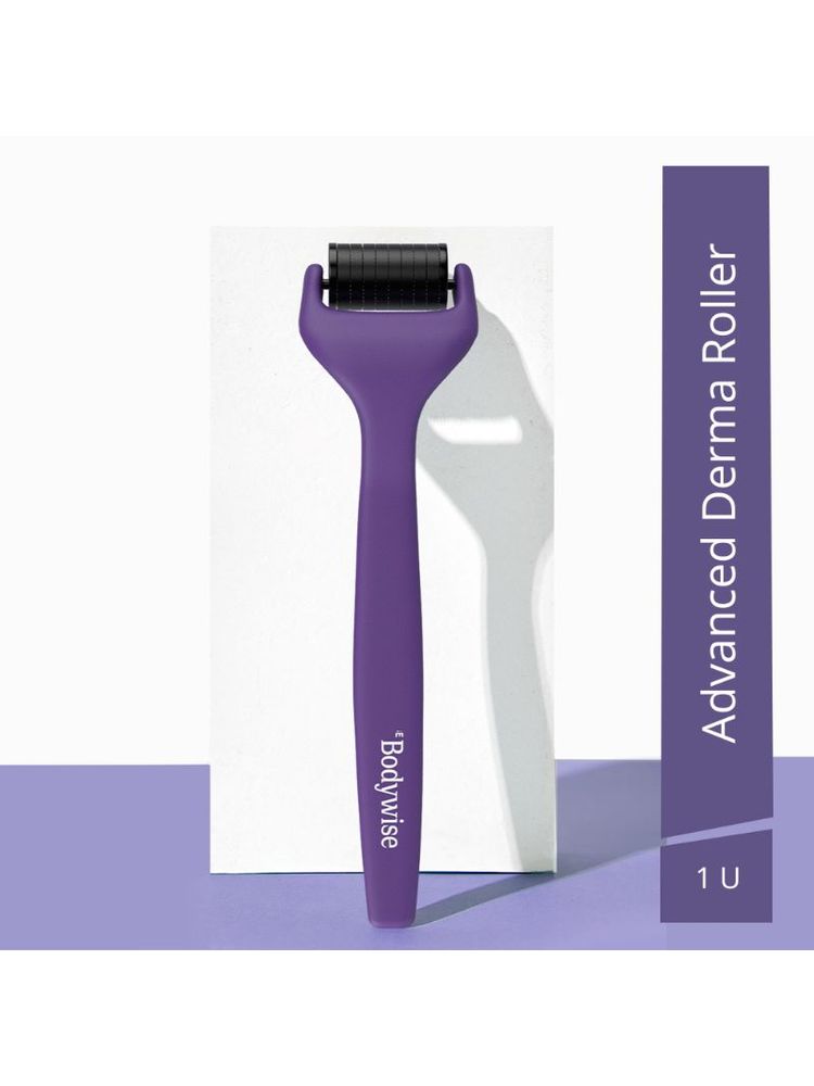 Be Bodywise 0.5mm Advance Derma Roller- Stimulates Hair Follicles (With 540 Micro Titanium Needles)