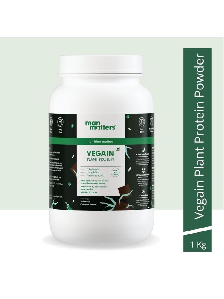 Man Matters Vegain Plant Protein Powder For Men