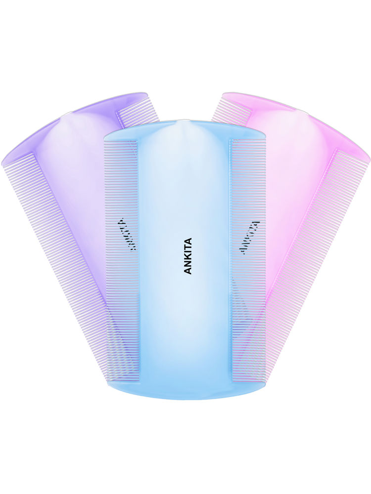Ankita Lice Comb Nits Removal Comb - Pack Of 3-image-42