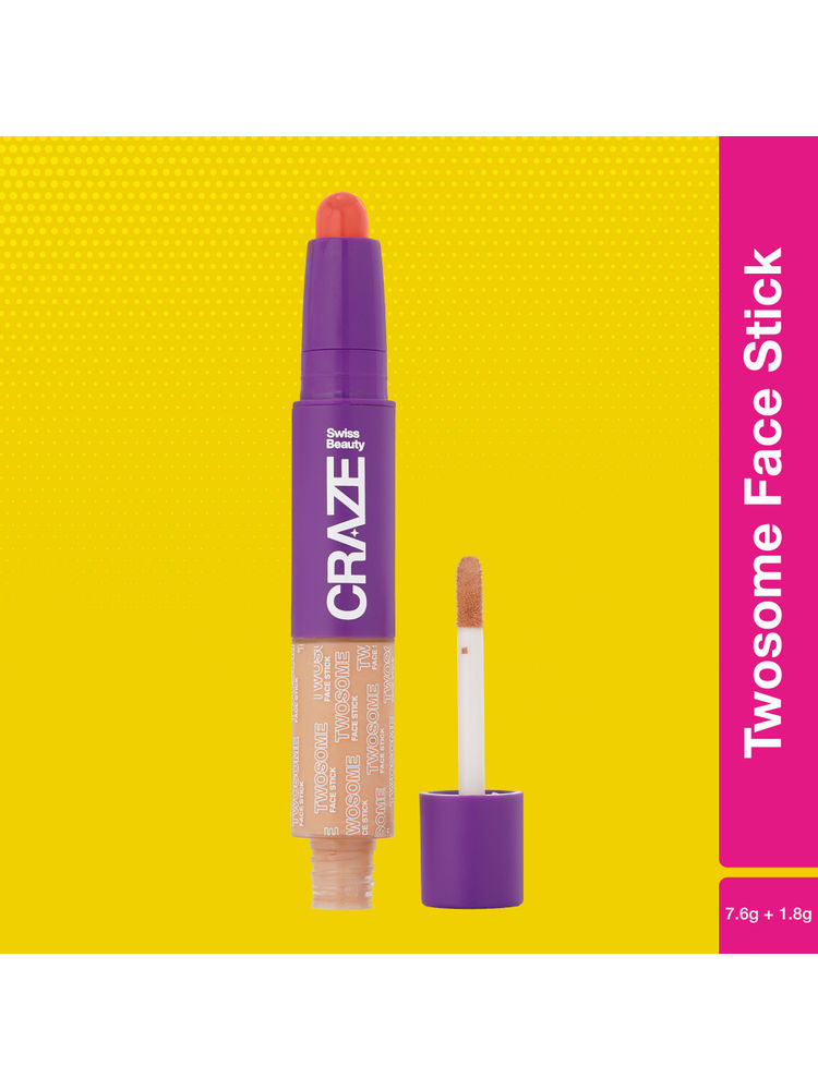 Swiss Beauty Craze Twosome Face Stick 2-In-1 Beauty Wand Concealer and Blush-picture-25