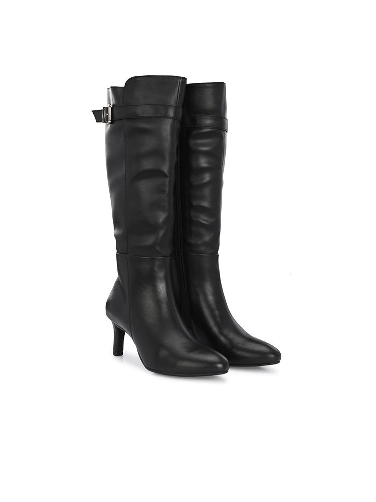 Delize Womens Black Solid Ankle Casual Boots-picture-19