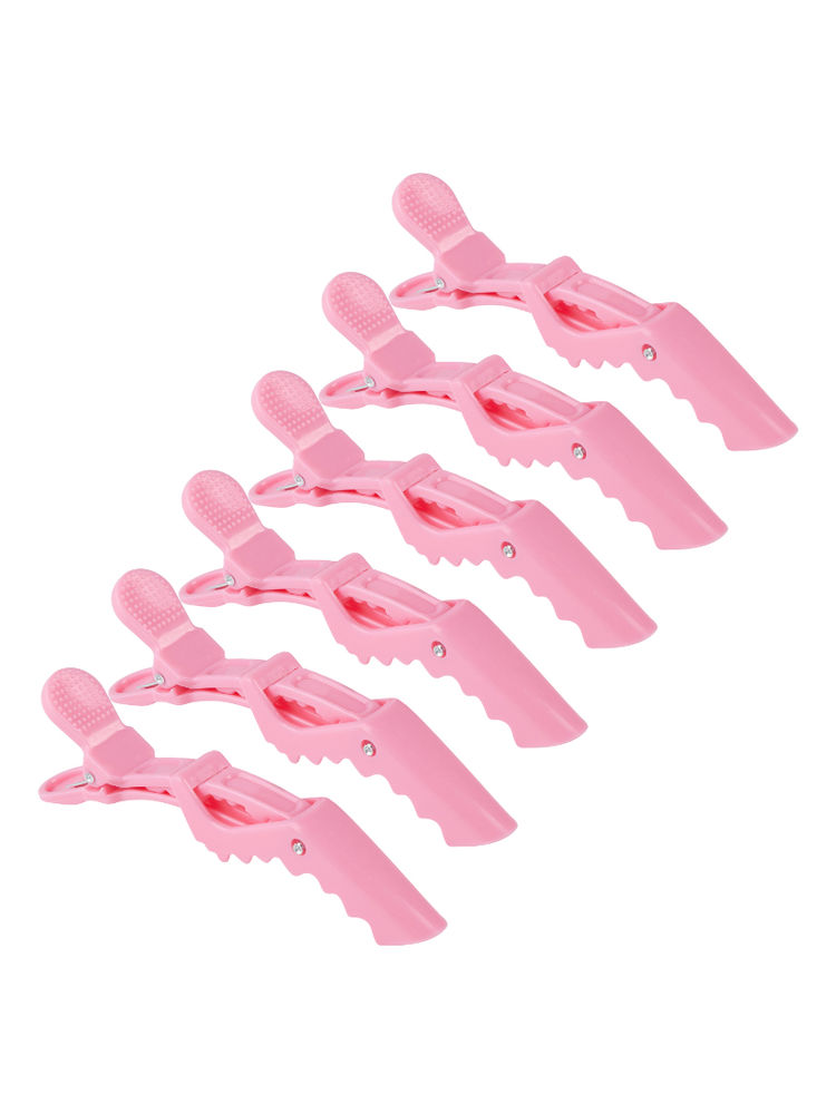 Feel Good Club Set Of 6 Crocodile Hair Section Clips For Use During Hair Styling Skincare & Makeup-picture-12