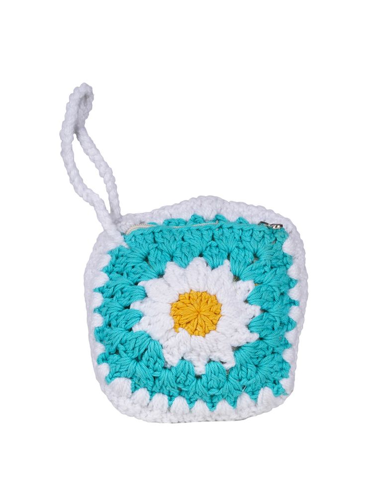 ITIHASIKALA Women Daisy crochet Wristlet - Multi-Color-picture-27