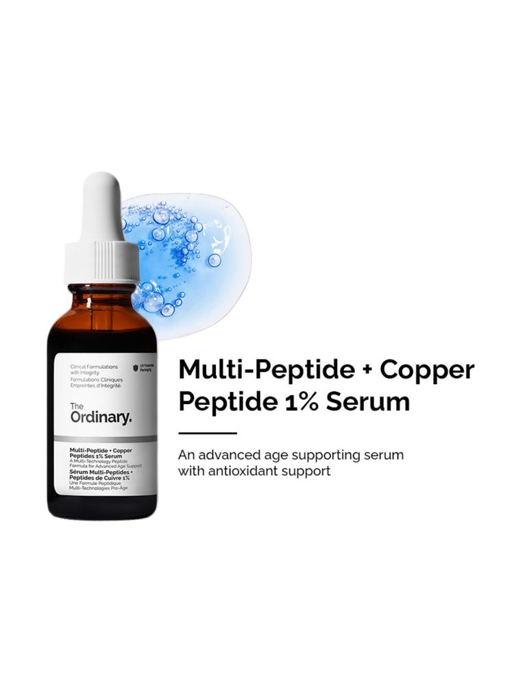 The Ordinary Multi-Peptide + Copper Peptides 1% Serum