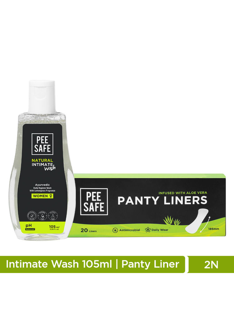 Pee Safe Intimate Wash & Aloe Vera Panty Liners