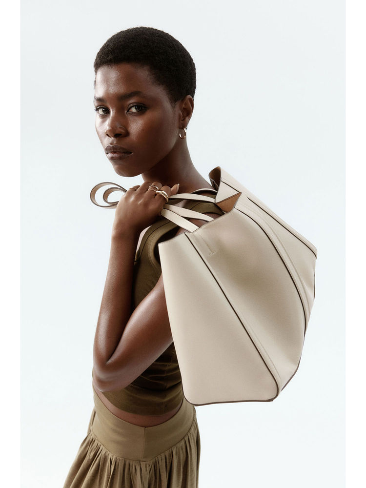 H&M Women Beige Shopper-picture-34