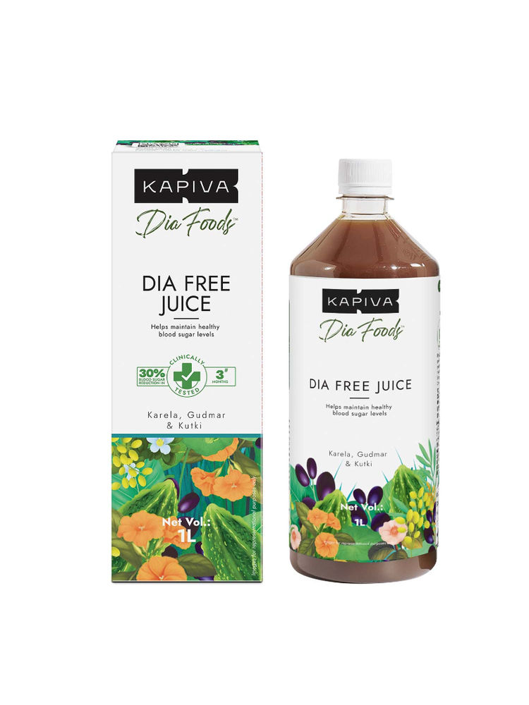 kapiva ayurveda Kapiva Dia Food Juice Clinically Proven Diabetes Care with Karela, Gudmar & Kutki-picture-24