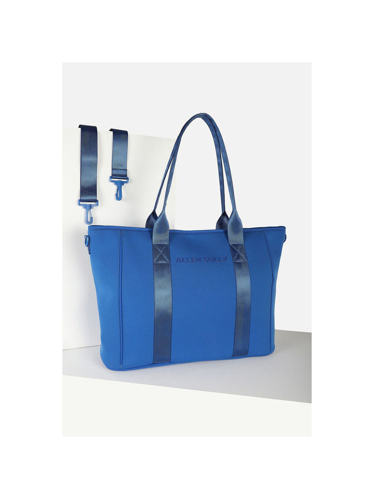 Allen Solly Women Casual Solid Blue Handbag with Detachable Strap-picture-38