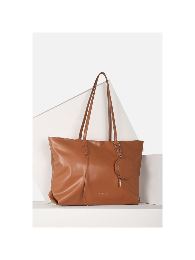 Allen Solly Women Casual Solid Brown Handbag-image-35