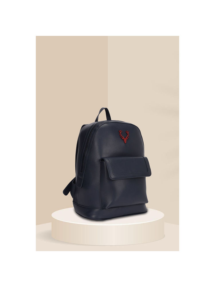 Allen Solly Women Casual Solid Navy Blue Backpack-image-38