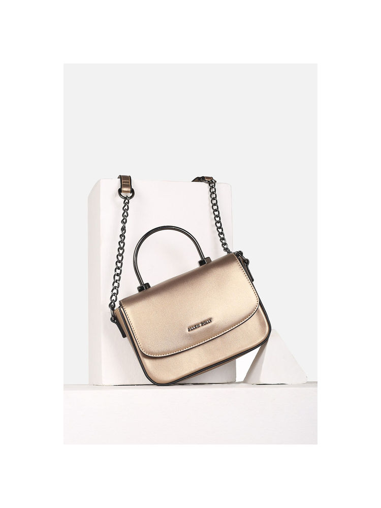Allen Solly Women Casual Textured Beige Sling Bag-image-36