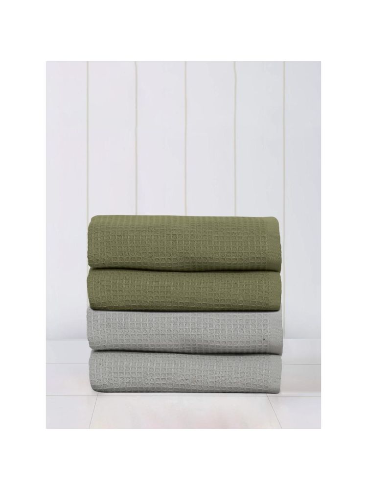 MULBERRY LIVING Waffle Comfort Hand Towels (Set Of 4)-picture-11