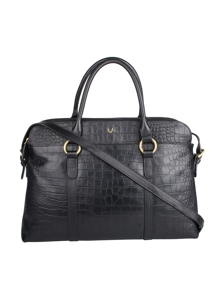 Hidesign Lovato 01 Black Laptop Bag-image-23