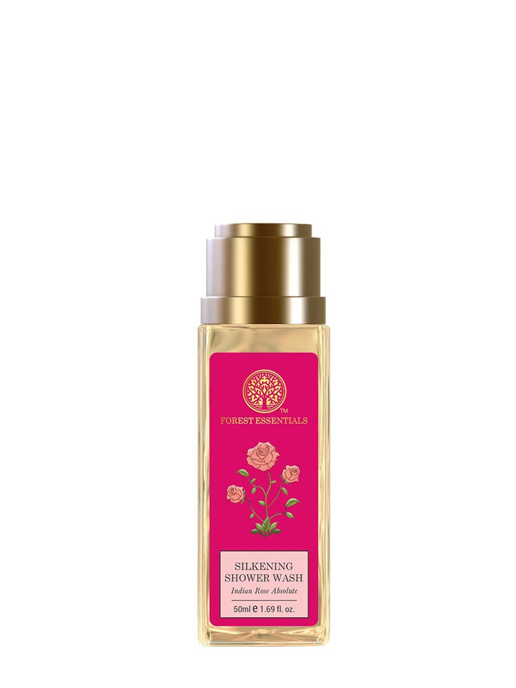 Forest Essentials Silkening Shower Wash - Indian Rose Absolute