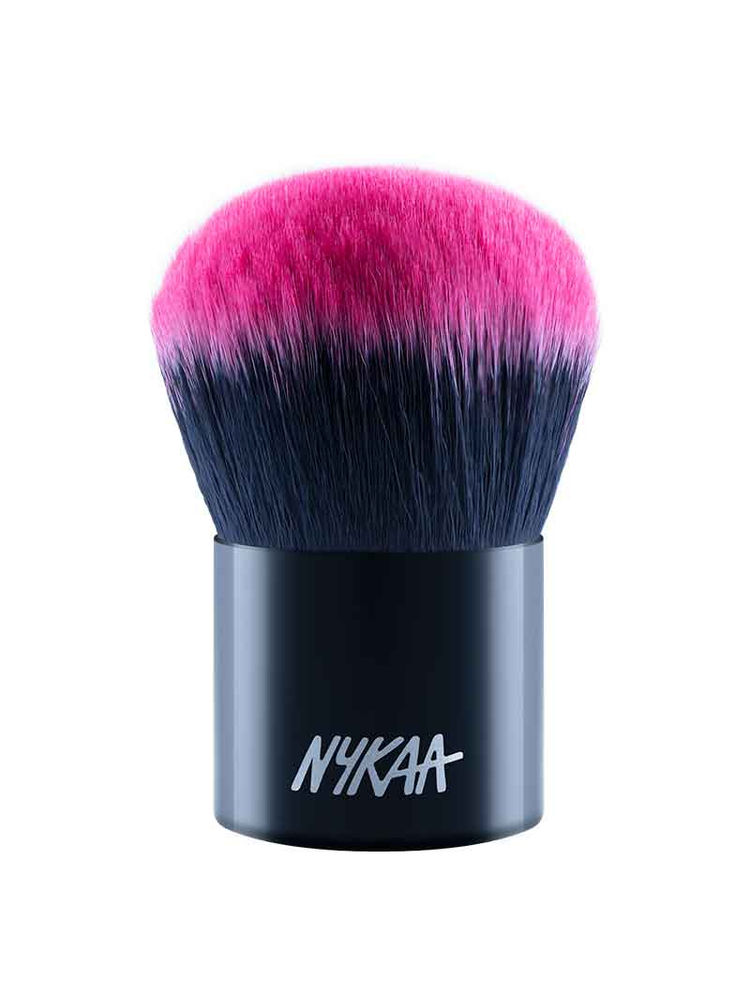 Nykaa Kabuki Face Makeup Brush - For Even Powder & Blush Application - Travel Friendly