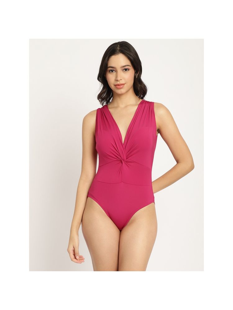Erotissch Women Pink Monokini Swimsuit-image-29