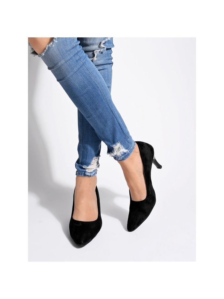 Shoetopia Stylish Black Pumps For Women & Girls-picture-28