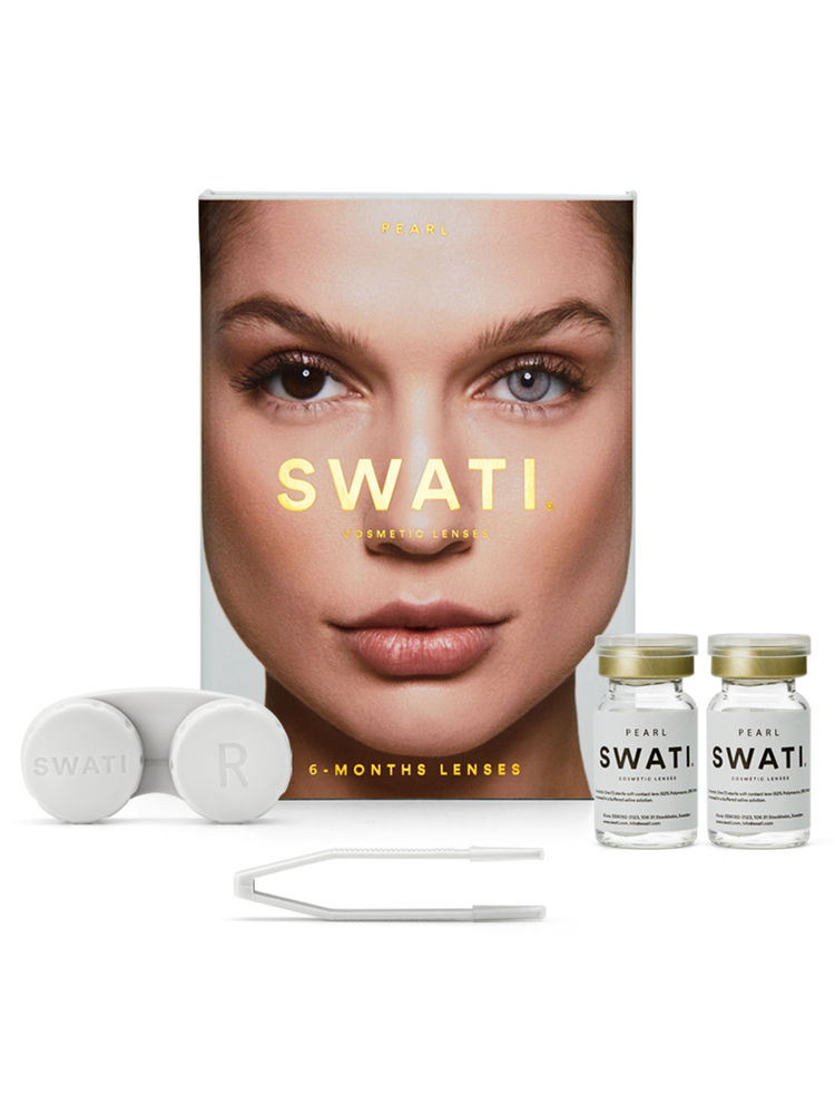Swati Cosmetics Coloured Contact Lenses Pearl 6 months Power 0.00-picture-15
