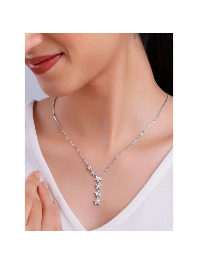 Giva Anushka Sharma Golden Layered Constellation Charm Necklace(Adjustable)-image-48