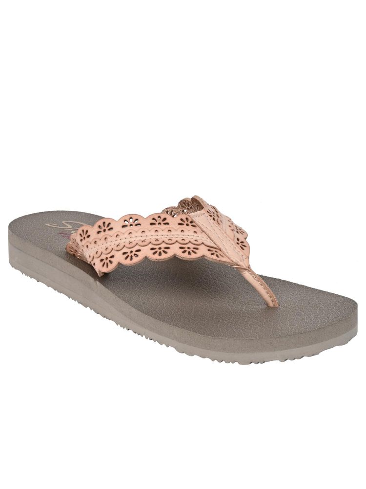 SKECHERS Women Meditation Flipflops - Pink-picture-24