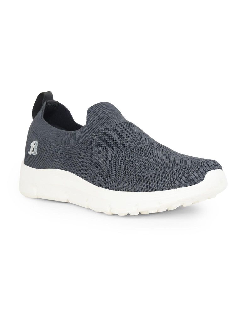 Bata Womens Lightweight Slip Walking Shoes - Grey-image-2