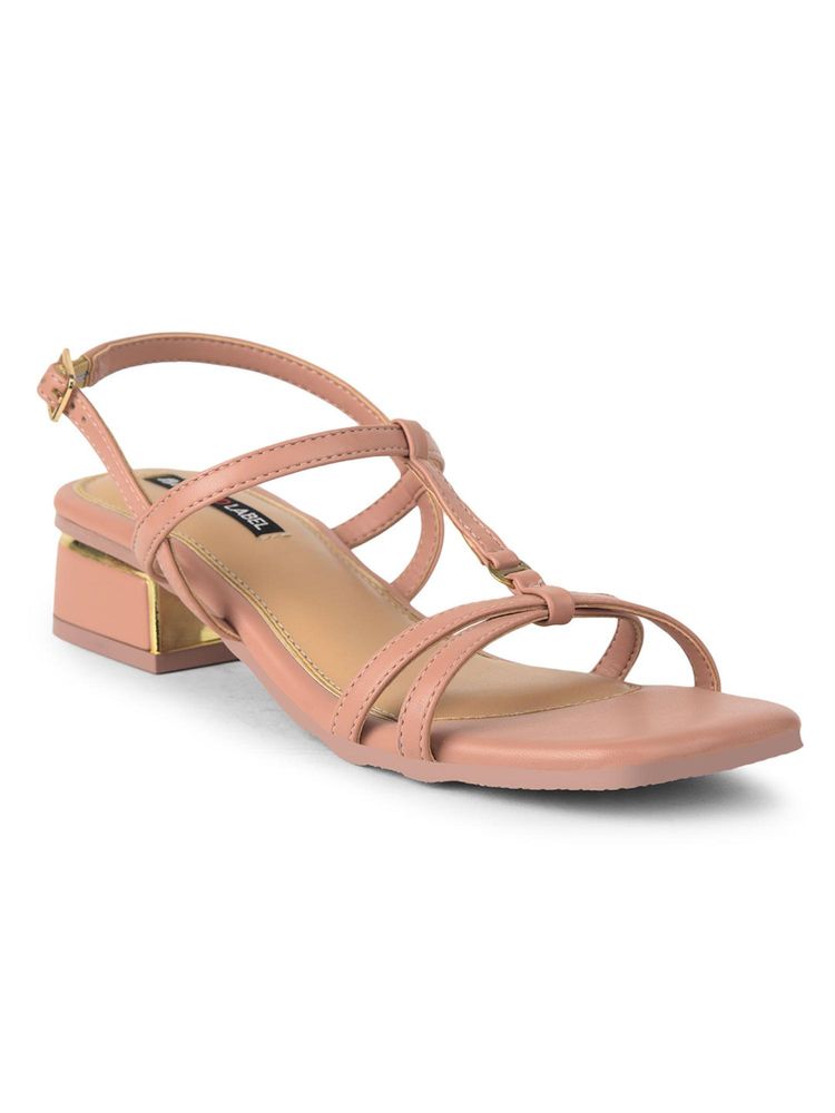 Bata Women Fashionable Block Heel Sandals - Pink-image-7