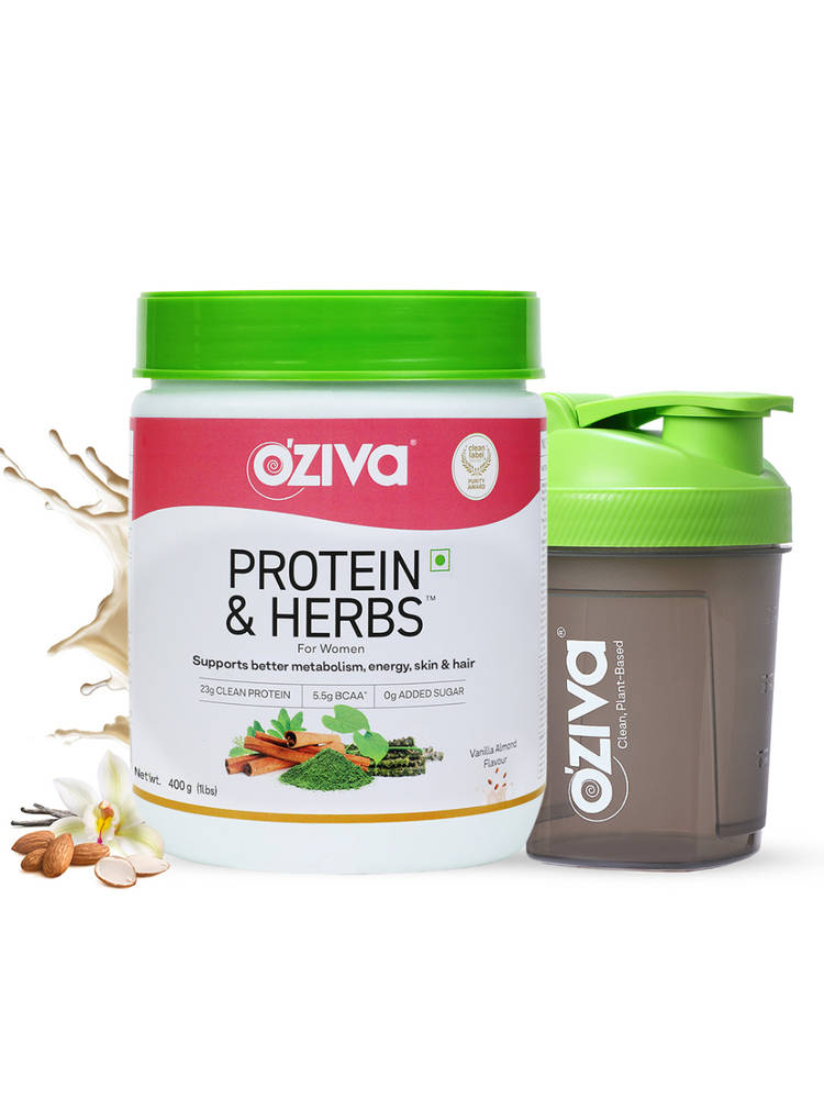 Oziva Protein & Herbs Women + Free Oziva Shaker