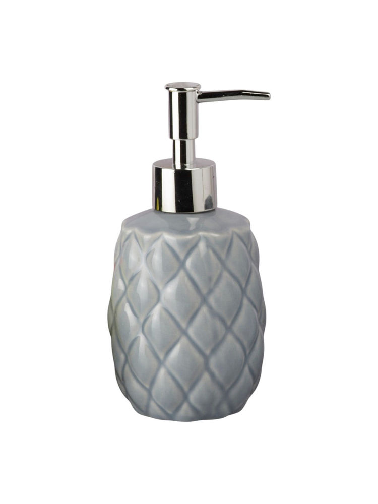 Kookee Grey Stylish Refillable Bathroom Ceramic Soap Dispenser-picture-20