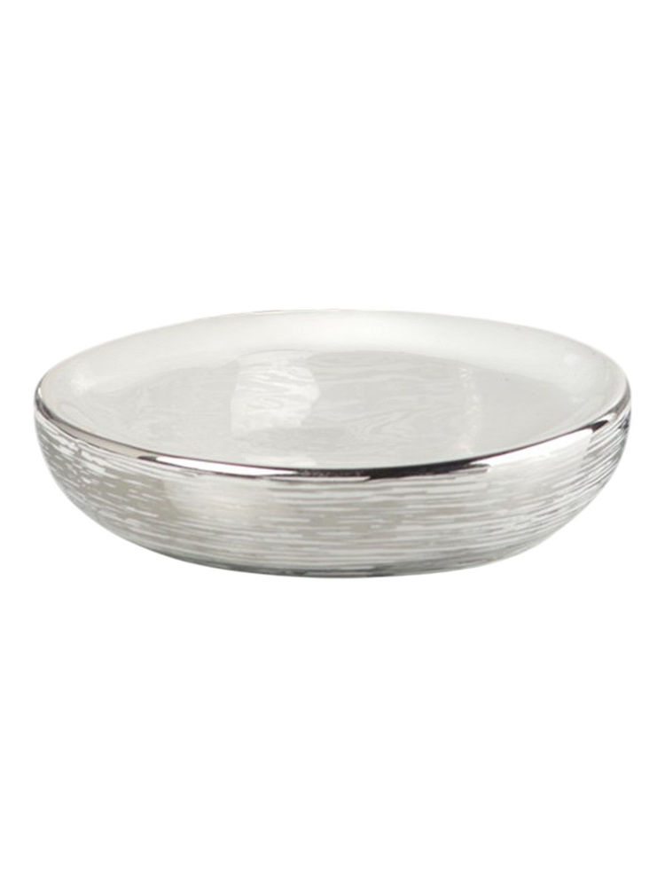 Kookee Silver Ceramic Stylish & Practical Bathroom Soap Dish-picture-23