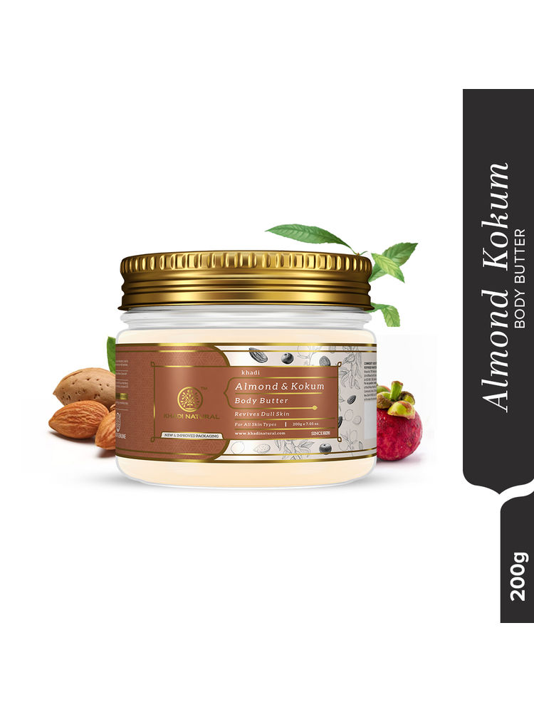 Khadi Natural Almond & Kokum Body Butter Revives Dull Skin