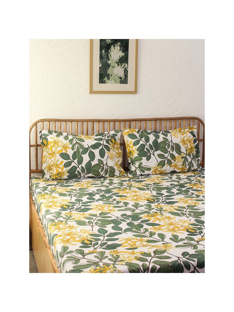 House This Moringa Bedsheet Set Green-image-32