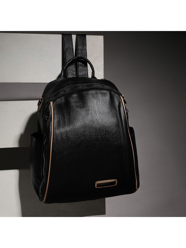 Haute Sauce Contrast Piping Backpack - Black-picture-33