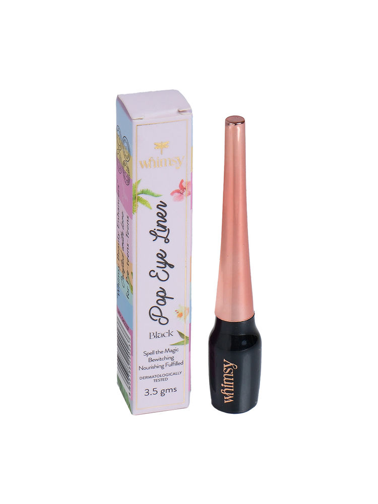 Whimsy Beauty Safe & Organic Water Washable Pop Eyeliner For Teen And Preteen Girls (Black)-image-5