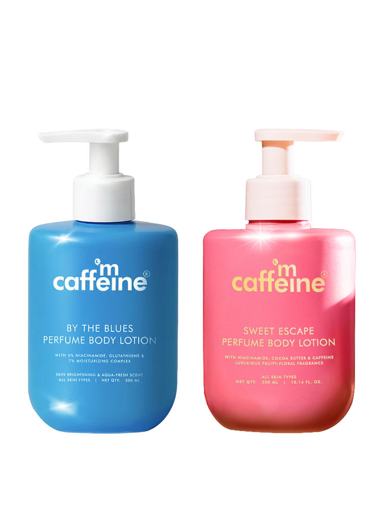 MCaffeine Sweet Escape Perfume Body Lotion & By the Blues Body Lotion - Pack of 2-image-36