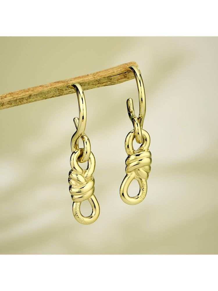 Guess Modern Love Gold-Plated Stainless Steel Earrings For Women-image-12