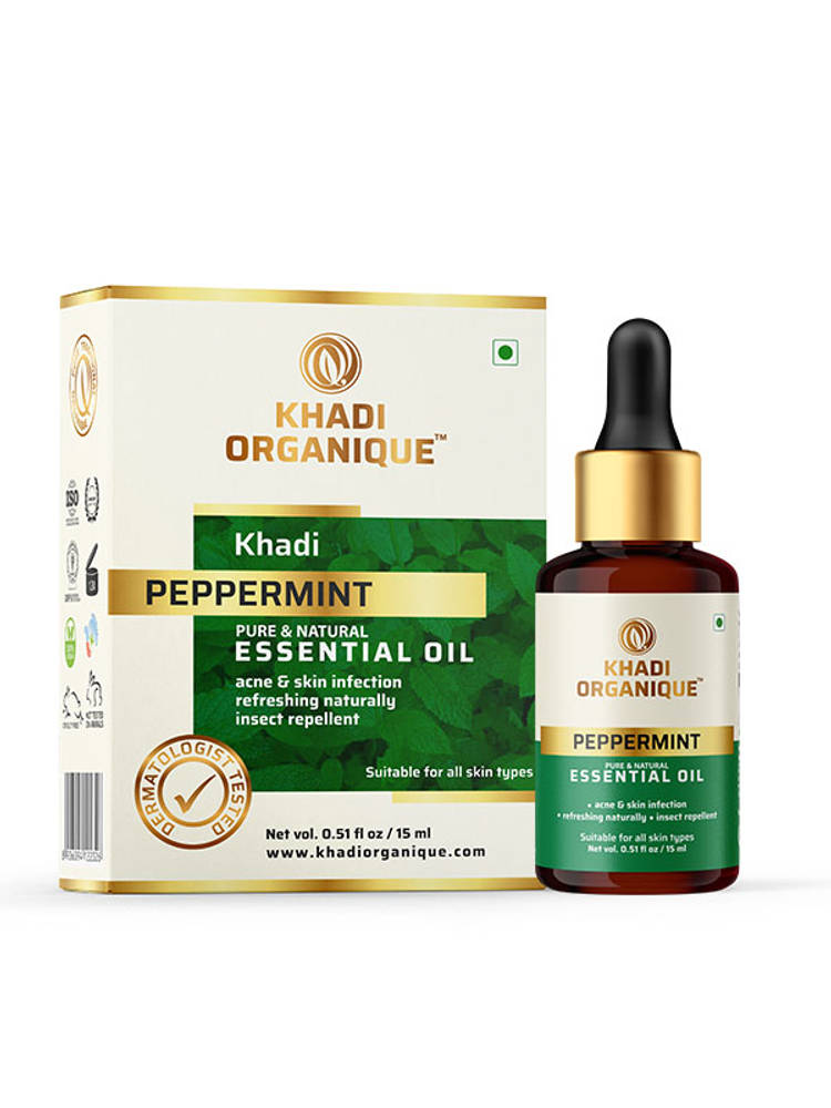 Khadi Organique Peppermint Essential Oil-image-18