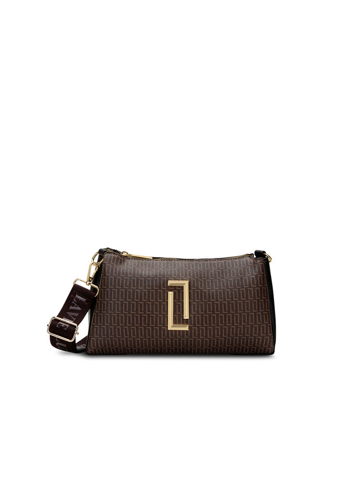 Lavie Luxe Women Mono Tory25 3 Compartment Sling Bag-Brown (M)-image-33