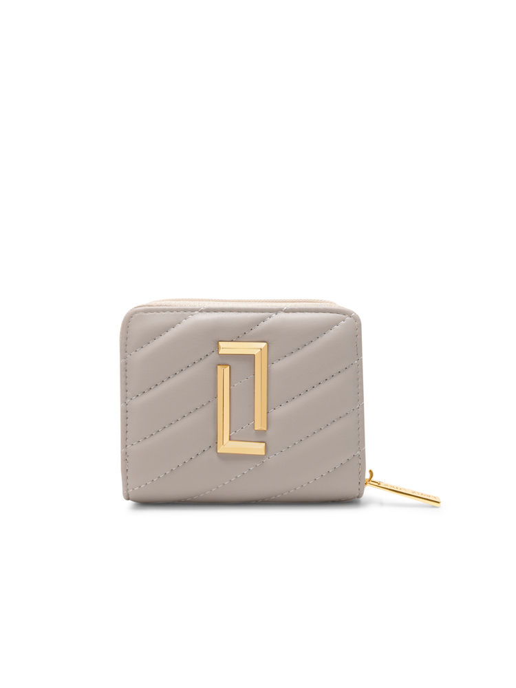 Lavie Luxe Women Diagonal Zip Wallet -Beige (S)-image-49