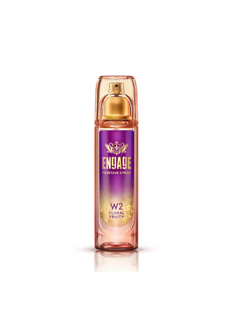 Engage W2 Perfume Spray For Women, Floral & Fruity, Skin Friendly, Long-Lasting