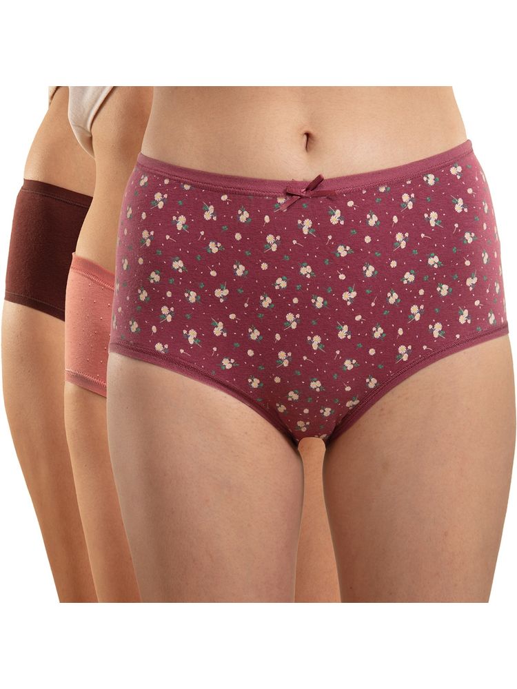 Nykd by Nykaa Hipster Panty With Outer Elastic-nyp033-assortment 2 Multi-Color (Pack of 3)-picture-28