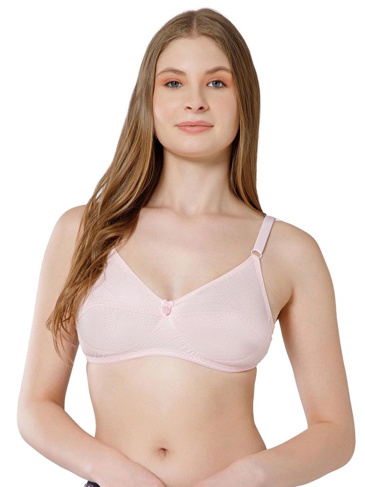 Bodycare Women Pink Cotton Assorted Printed Non-Padded Bra-picture-16
