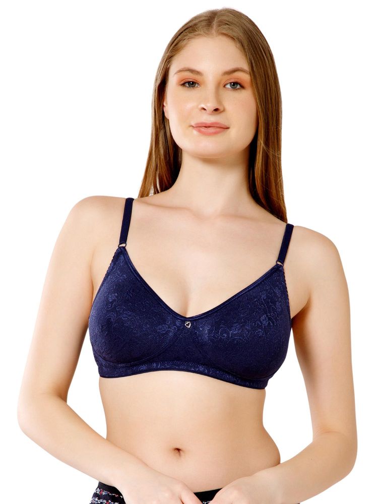 Bodycare Women Navy Blue Lightweight Full-Coverage Bra-image-35